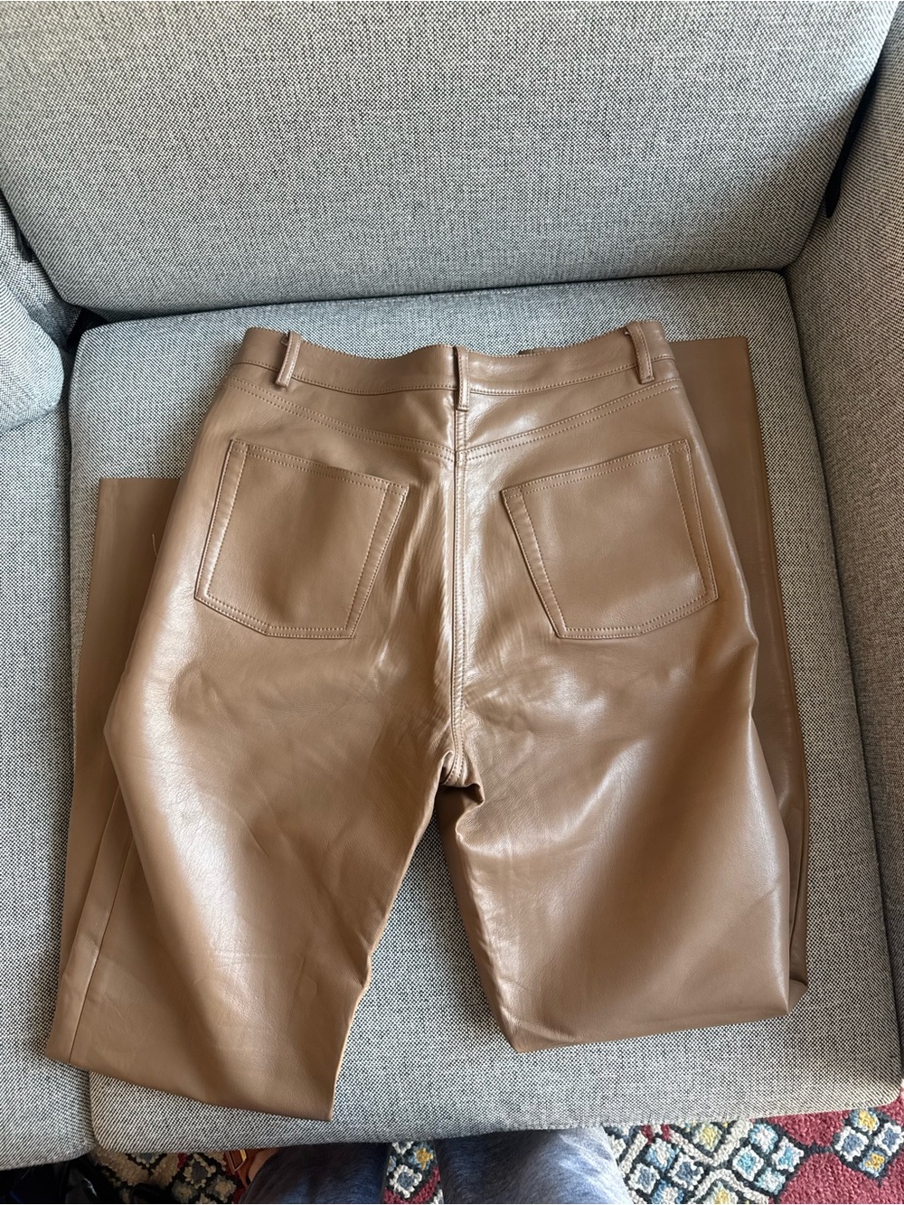 Aritzia Faux Leather Pants - Picture 4 of 4